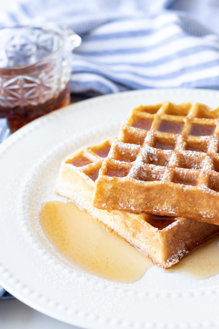 Buttermilk Waffles - The Grove Bend Kitchen