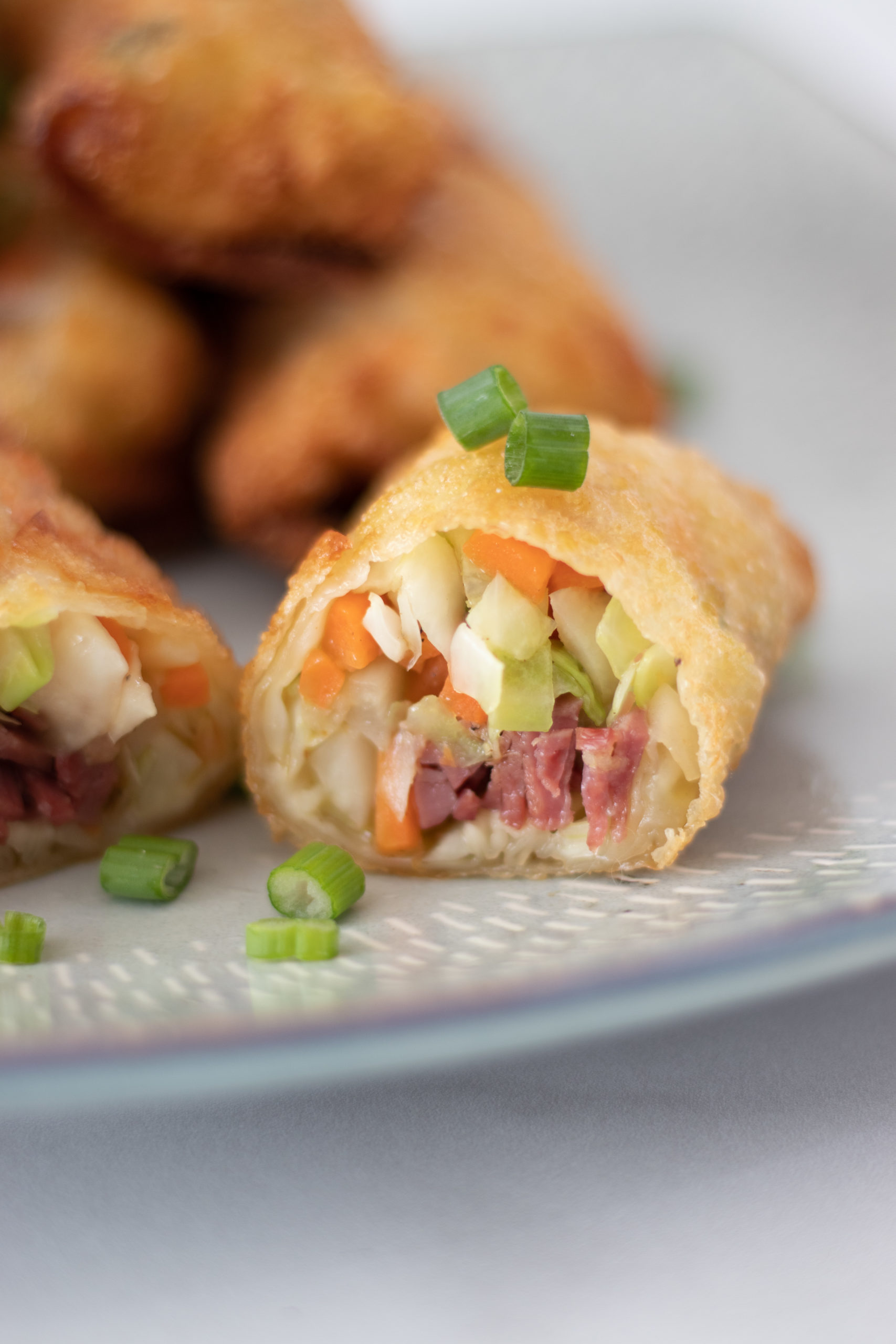 Corned Beef and Cabbage Egg Rolls - The Grove Bend Kitchen