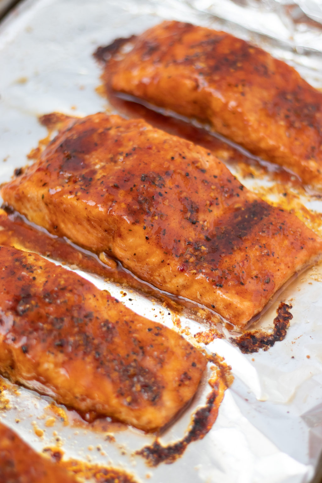 Maple-Barbecue Salmon (Oven or Grill) - The Grove Bend Kitchen