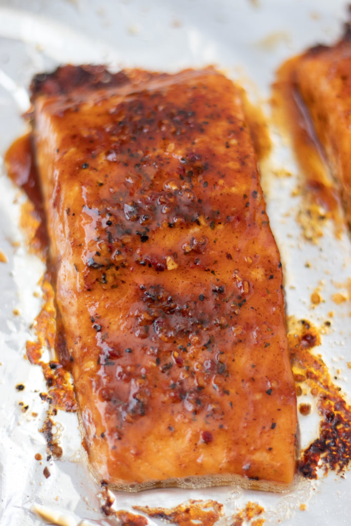 Maple-Barbecue Salmon (Oven or Grill) - The Grove Bend Kitchen