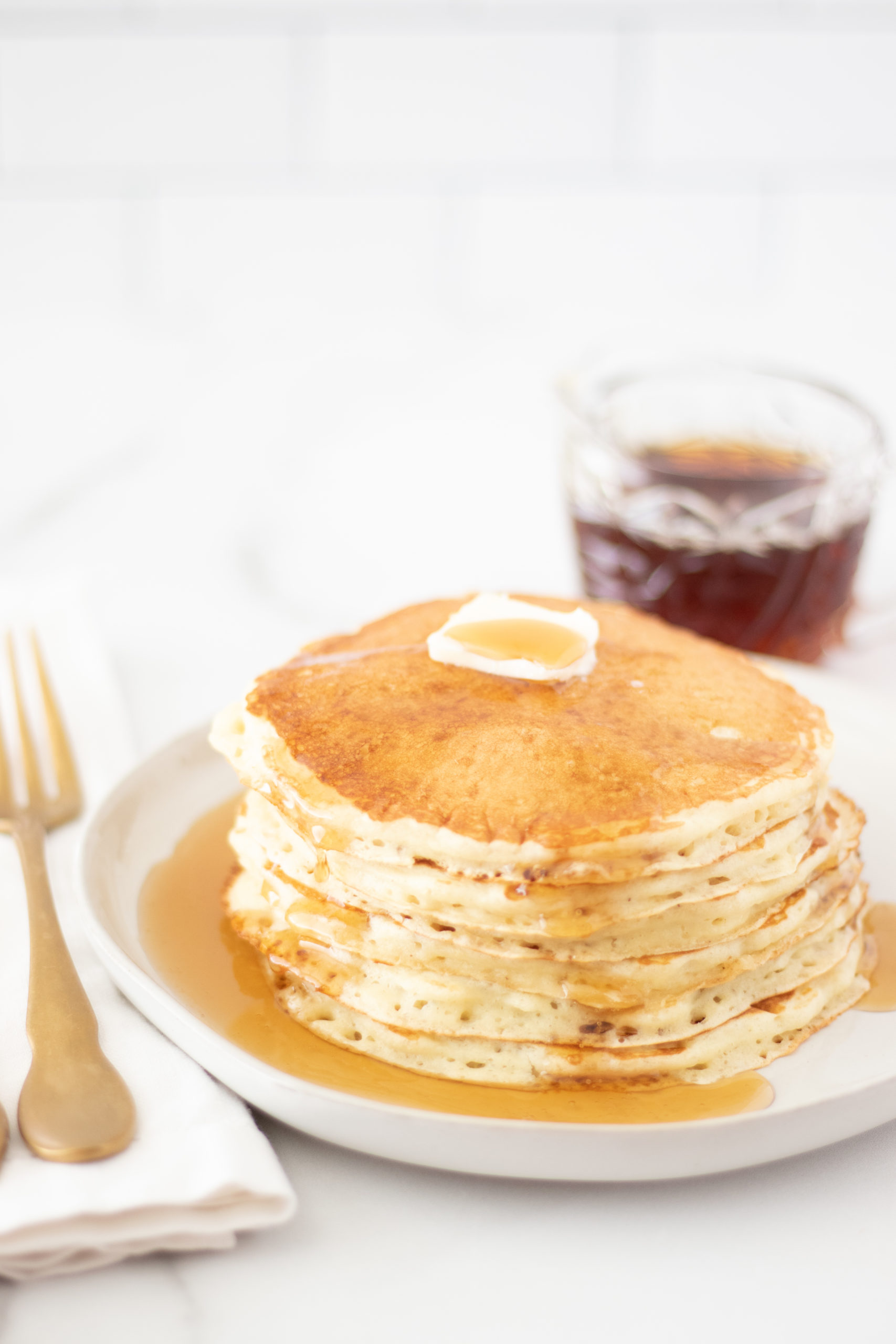 The Best Buttermilk Pancakes - The Grove Bend Kitchen